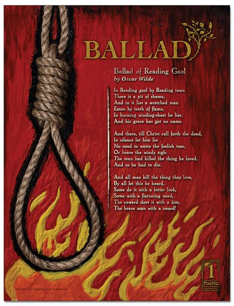 Ballad - Educational Poetry Poster. Literary Art Print. Fine Art Paper