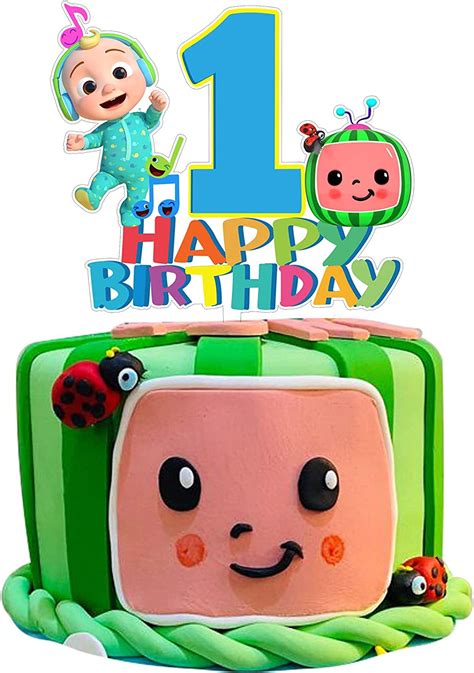 Yzybuaego Melon 1st Birthday Cake Topper Happy Philippines Ubuy