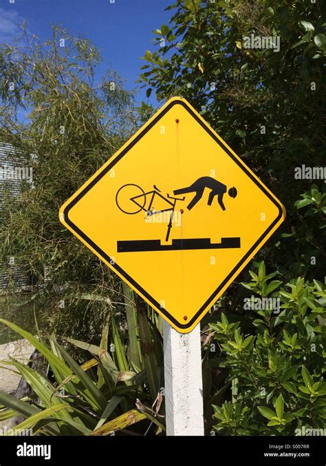 Quirky New Zealand Road Sign Stock Photo 309792779 Alamy