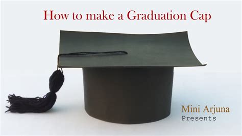 How To Make A Graduation Caphow To Make A Paper Graduation Hatdiy