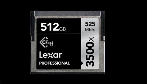 Lexar Launches First 512gb Pro 3500x Cfast 20 Card Impulse Gamer