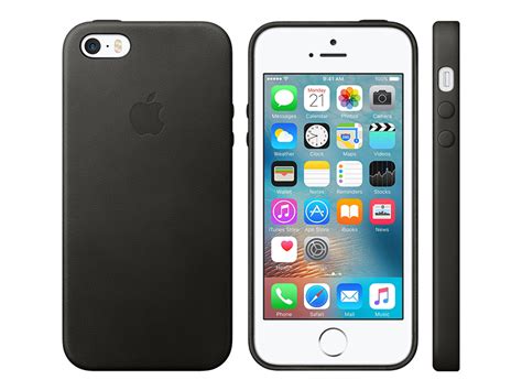 Köp Apple Leather Case Iphone 5se Midnight Black På Themobilestore