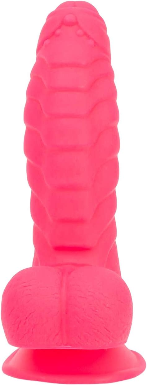 Amazon Pure Love Fantasy Silicone Dildo With Suction Cup Ribbed