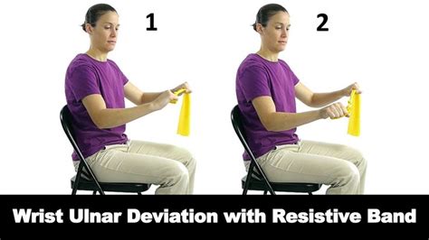 Wrist Ulnar Deviation With A Resistive Band Is An Easy Way To