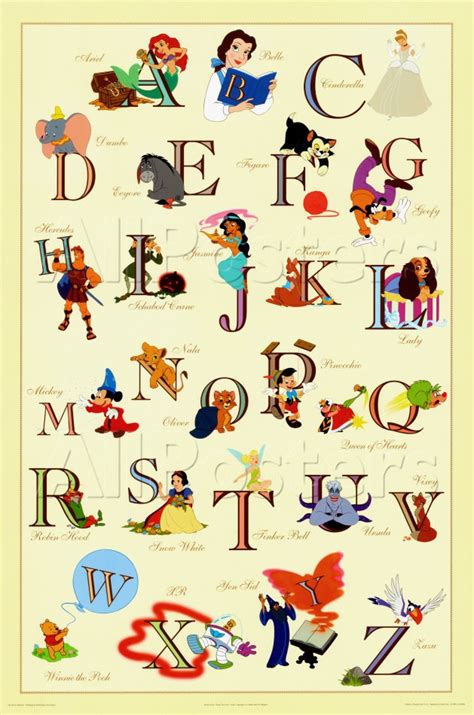 Disney Alphabet Disney Photo Fanpop