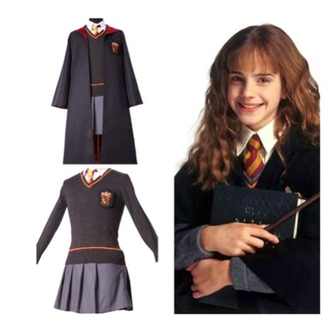 harry potter gryffindor hermione granger cosplay costume version adulte d enfant specialty