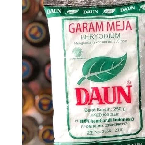 Garam Meja Cap Daun Beryodium Lazada Indonesia