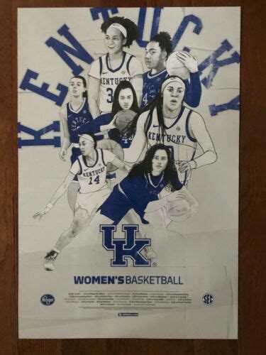 2019 20 University Of Kentucky Wildcats Womens Uk Basketball Poster