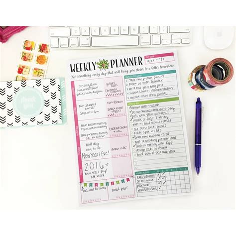 Bloom Daily Planners Weekly Planning System Pad X Bloom