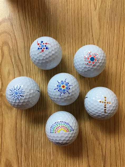 Golf Balls I Painted For My Husband Golf Tournament Ts Golf Clubs