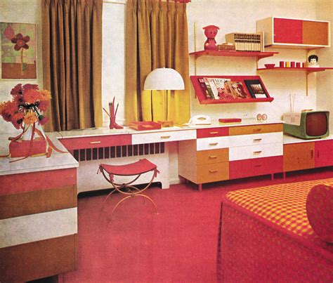 Teens Bedroom Decor 1960s The Giki Tiki
