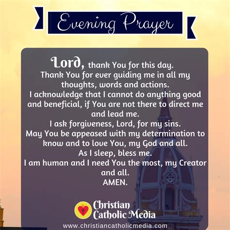 Evening Prayer Catholic Thursday 1 2 2020 Christian Catholic Media
