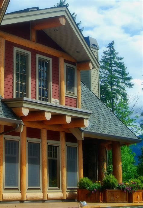 Each house plan drawing has the dimensions of the foundation, floor plans, and general information. Post & Beam Log Homes | Log Joinery | Timber Frame ...