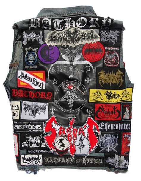 Heavy Metal Fashion Battle Jacket Metal Style Rock N Roll Vests