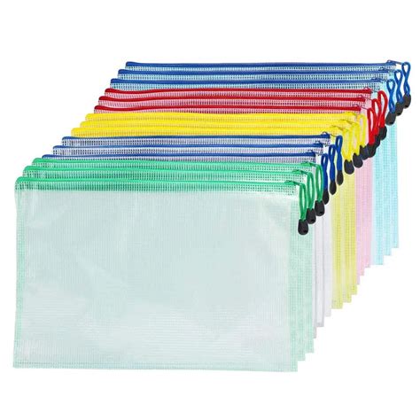 2020 Waterproof Document Bag Zip Lock Plastic Pvc Bag For A4 Paper