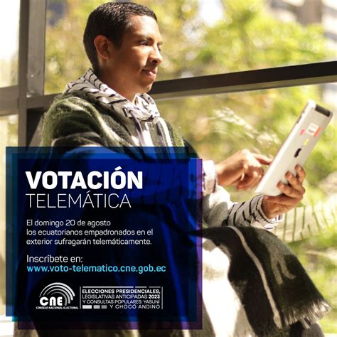 Votación telemática para las Elecciones Anticipadas 20 agosto 2023