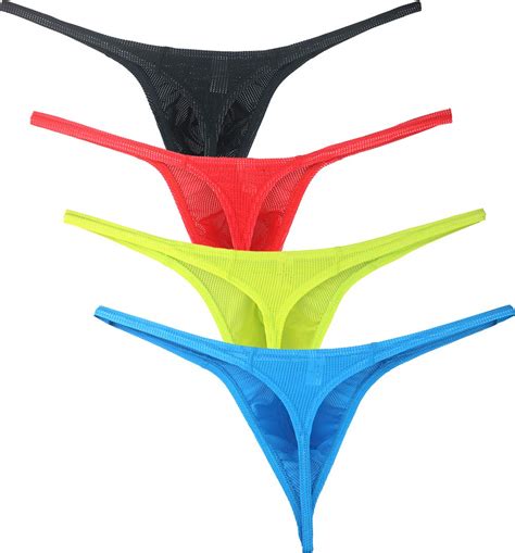 Buy Ikingsky Men S Pouch G String Underwear Big Package Y Back Panties Breathable Bulge Thong
