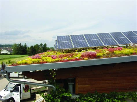 Green Roof And Solar System Zinco Canada