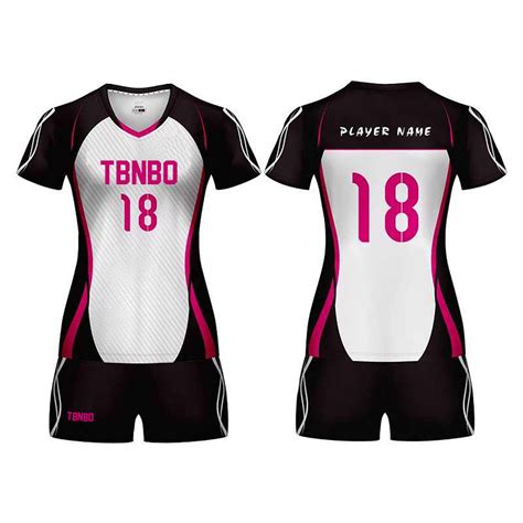 Customized Latest Fashion Design Volleyball Jersey Sublimation Women