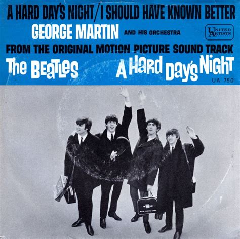 View all photos (10) a hard day's night videos. 50TH: GEORGE MARTIN SELLS HARD DAY'S NIGHT! 1964