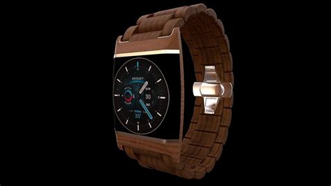 Timer 3d Model Wood Watch Cgtrader