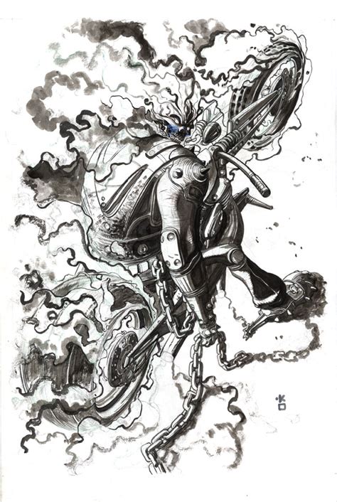Ghost Rider By Keron Grant Comic Art Community Gallery Of Comic Art