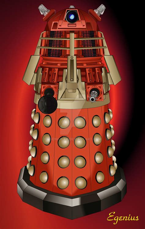 Supreme Dalek Dr Who 2008 Color Version Vector By Egenius Fr On Deviantart