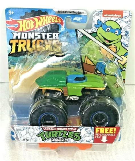 NOC HOT WHEELS Monster Trucks TMNT Teenage Mutant Ninja Turtles