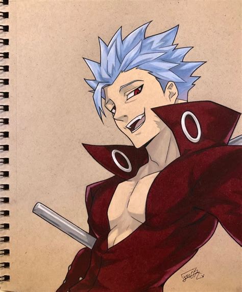 Seven Deadly Sins Ban Fanart On We Heart It Anime Character Drawing