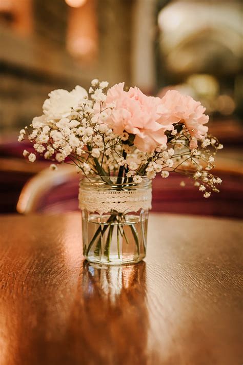 Add flowers to make them vases or add. Stunning Handmade Wedding Table Decorations | CHWV
