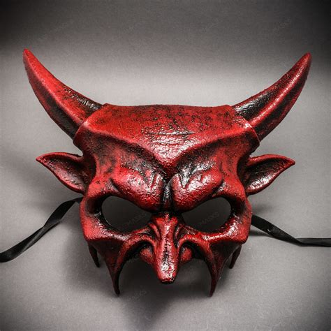 Blinken Premierminister Wickeln Scary Demon Mask Vertrauen Stressig Original