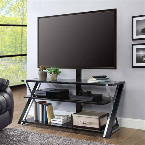 Whalen Xavier 3 In 1 Tv Stand For Tvs Up To 70 With 3 Display Options