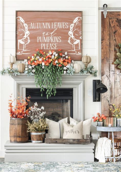 10 Fall Mantel Ideas That Are Seriously Inspiring Fall Mantel