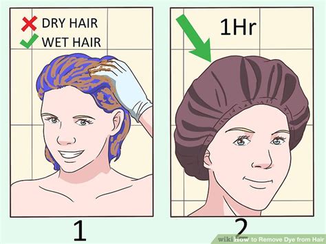 Then you can correct the color or leave your hair lightened. 4 Ways to Remove Dye from Hair - wikiHow