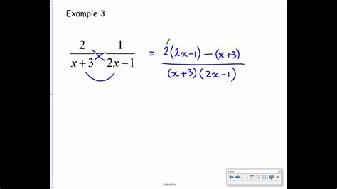 To add two fractions, you first need to make the the denominators the same. National 5 - Algebraic Fractions 4 - Adding & Subtracting ...