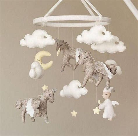 Unicorn Mobile Mobile Bebe Baby Mobile Unicorn Baby Shower