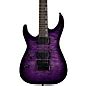 Esp Ltd H Evertune Quilted Maple Left Handed Electric Guitar See Thru Purple Sunburst