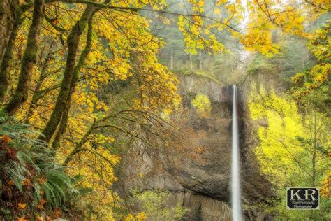 Autumn In The Gorge Latourell Falls Columbia River Gorge Oregon