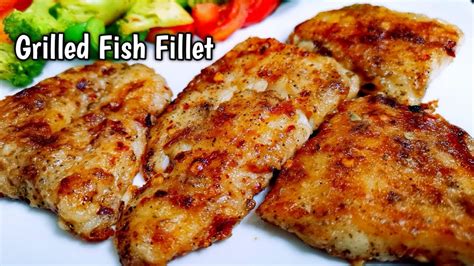 Grilled Fish Fillet Quick Spicy And Delicious Youtube