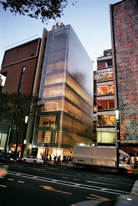 Renzo Piano Maison Hermes In Japan Tokyo Architecture Contemporaine