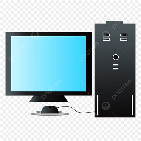 Cartoon Personal Desktop Computer Clip Art Pc Clipart Desktop