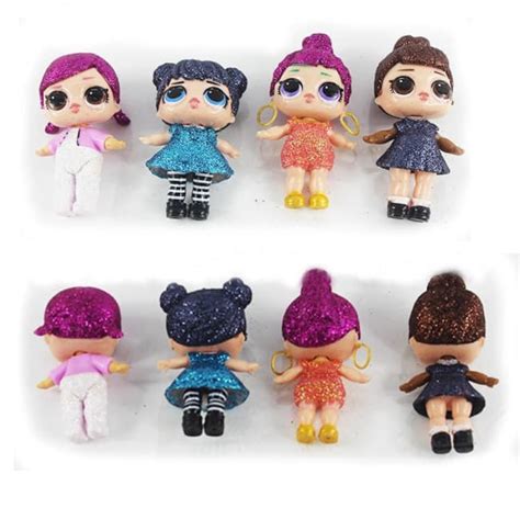 Set Of 8 Lol Surprise Dolls Glitter Series With Accessories Toy Game Shop
