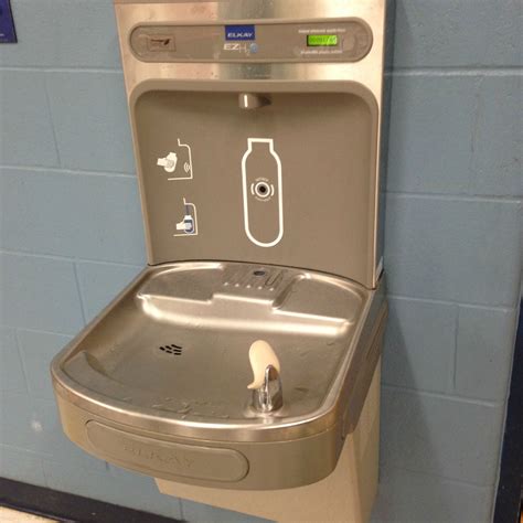 Double Duty Drinking Fountains And Water Bottle Fillers Would Be Great