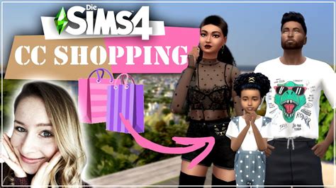 Its Shopping Time 👗🛍 Die Sims 4 Cc Kleidung Shopping Tour Deutsch