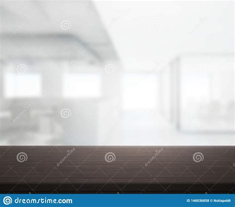 Table Top And Blur Office Of Background Stock Photo Image Of Table