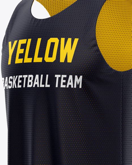 Download Download Mens Basketball Jersey Mockup Front View Of Basketball Tank Top Yellow Images