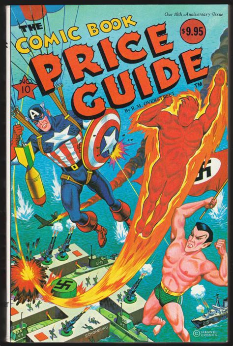 Overstreet Comic Book Price Guide 10 Captain America Human Torch And