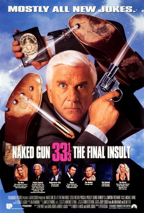 Naked Gun The Final Insult Of Extra Large Movie Poster