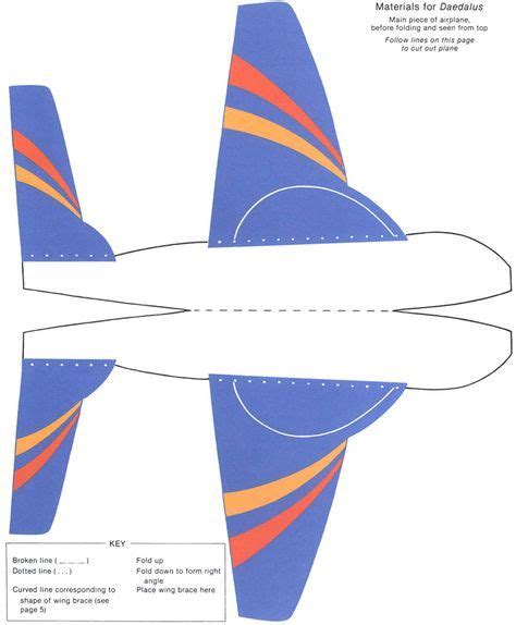 Karton flugzeug bastel vorlage / basteln mit pappe vorlagen | dansenfeesten : Karton Flugzeug Bastel Vorlage - Flug Dino Aus ...