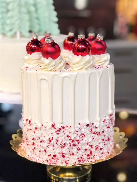 Wallpaper candles cream christmas figures sweets new. Simple and Cute Christmas Cake Decorating Ideas ...